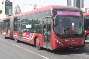 Tehran Metro and BRT Buses